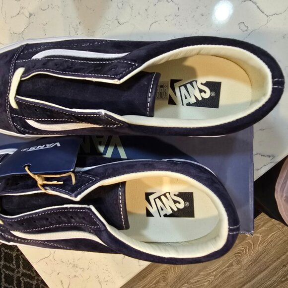 VANS Premium Old Skool 36 Baritone Blue - VN000CNGCIE PIG SUEDE MENS SIZE 13 NEW - Picture 9 of 11